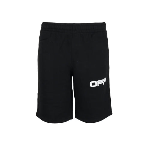 Off-White Airport Tape Sweatshort Black