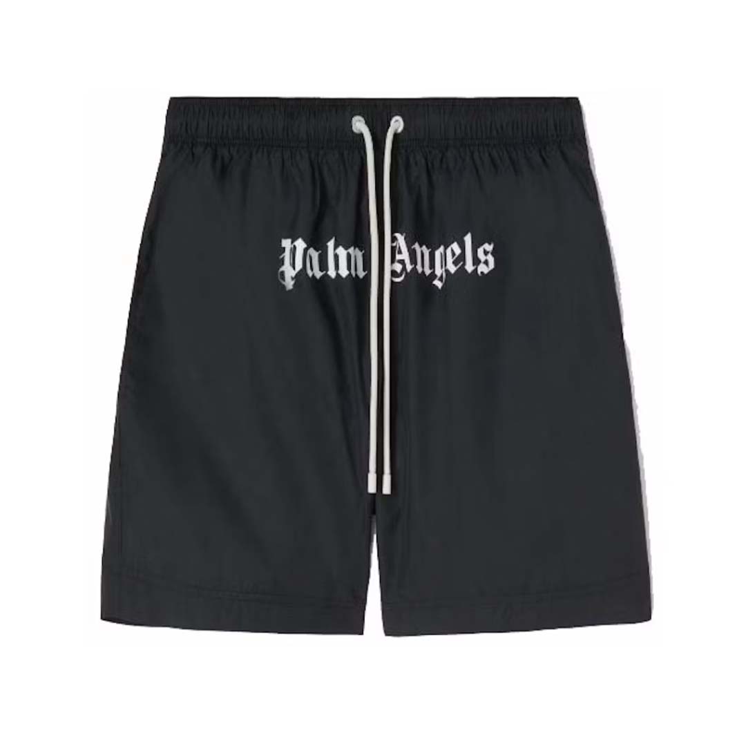 Palm Angels Classic Logo Swim Shorts Black