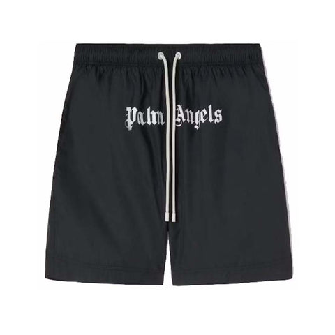 Palm Angels Classic Logo Swim Shorts Black