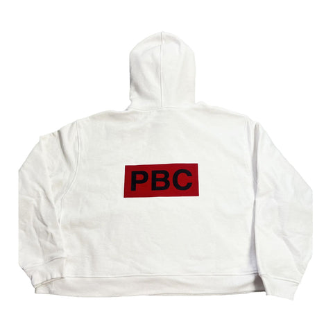 Playboi Carti Opium PBC White Box Logo Hoodie