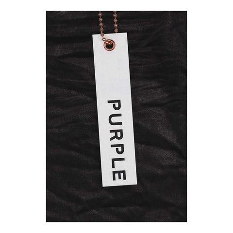 Purple Brand Black Resin 3/D Denim Jeans