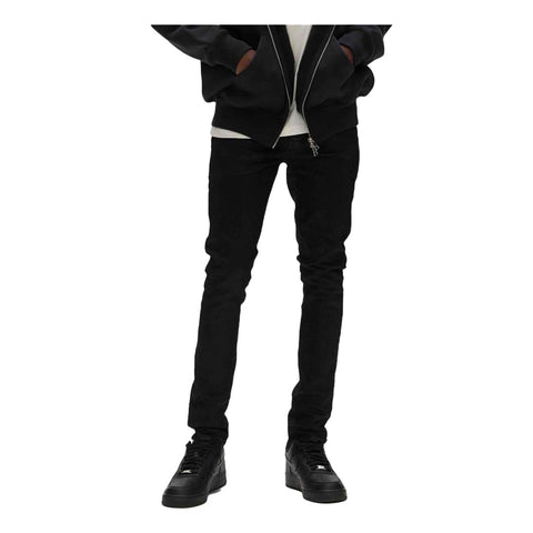 Purple Brand Black Resin 3/D Denim Jeans