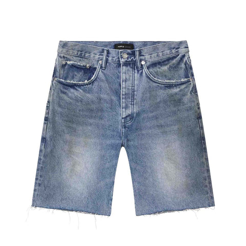 Purple Brand Ferrous Steel Blue Jean Shorts