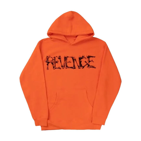 Revenge Durk Bones Hoodie Orange