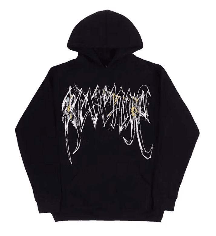 Revenge Durk Painting Hoodie Black