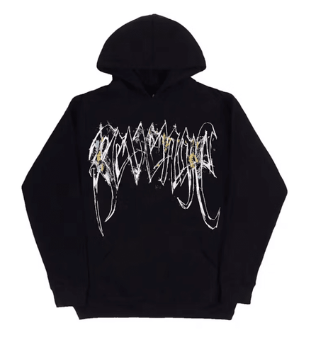 Revenge Durk Painting Hoodie Black