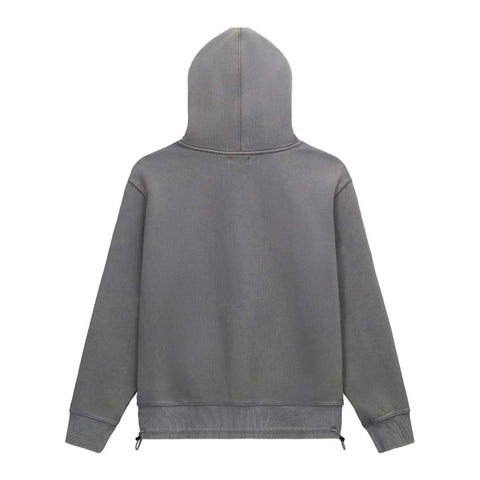 RtA Jordan Stone Etched Monogram Hoodie Grey