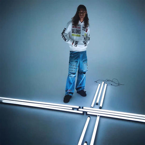 RtA Jordan Underground Hoodie White