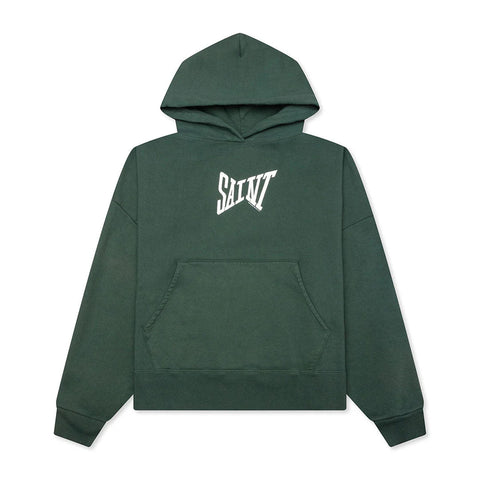 Saint Michael Ribon Saint Hoodie Green Olive