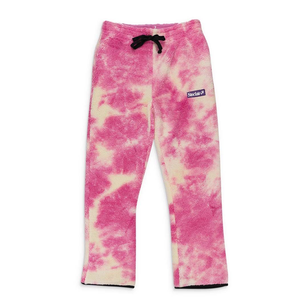 Sinclair Fleece Cozy Sweatpants Pink Tie Dye