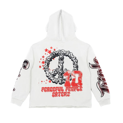 Triple Sevens All Star Hoodie White Red