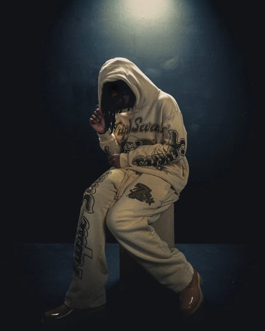 Triple Sevens All Star Sweatpants Brown Cream