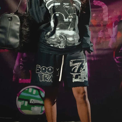 Triple Sevens Trap Black Shorts
