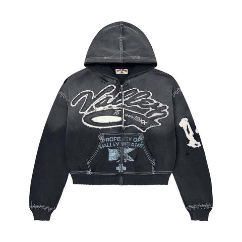 Vale Forever Religion Zip Up Hoodie Black