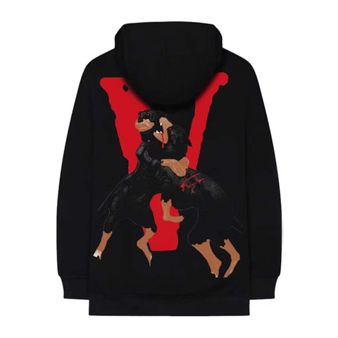 Vlone Pop Smoke Black Dogs Hoodie